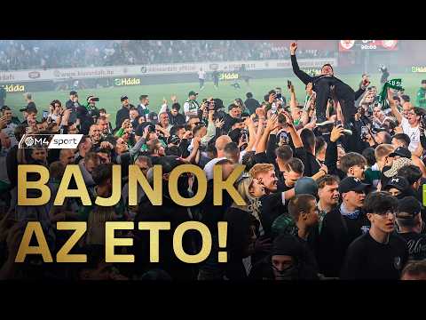 Magyar bajnok az ETO FC! | Örömünnep a lefújás után thumbnail