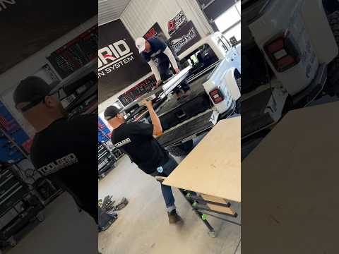 Getting the @Decked cargo slide installed in the JT in the @Toolgrid garage! thumbnail