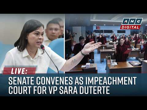 LIVE: Senate Convenes as an Impeachment Court for VP Sara Duterte | May 18, 2026 thumbnail
