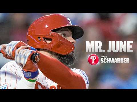 IT’S JUNE! 📆 Kyle Schwarber hits a GARGANTUAN home run for the Phillies! 🔔 | MLB Highlights thumbnail