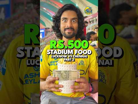 ₹500 Lucknow Stadium Food While CSK Got Destroyed!! ?? thumbnail