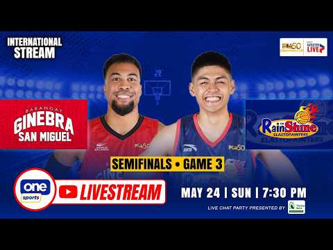 LIVE: BRGY. GINEBRA vs RAIN OR SHINE | PBA SEASON 50 COMMISSIONER’S CUP SEMIS | MAY 24, 2026 thumbnail