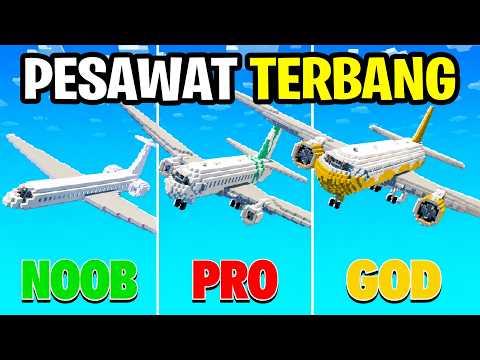 NOOB VS PRO VS GOAT PESAWAT TERBANG DI MINECRAFT!!! thumbnail