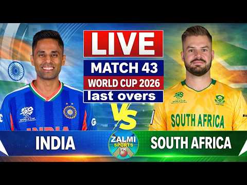 Live IND Vs SA T20 WC Match | Live Cricket Match Today | IND vs SA 43rd T20 1st innings #livescore 3 thumbnail