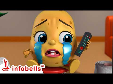 आलू कचालू बेटा क्या कर रहा है?- Aloo Kachaloo | Hindi Rhymes for Children | Infobells #alookachaloo thumbnail