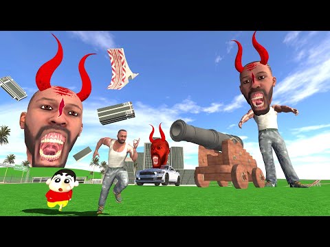 Big Head Devil Franklin Eat Franklin City in Indian Bike Driving 3D: thumbnail