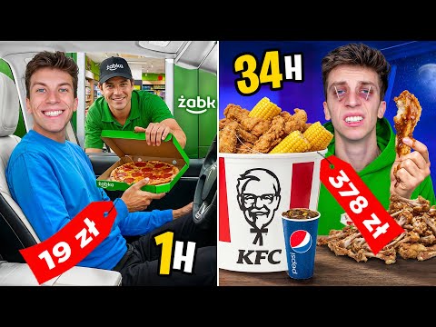 MUSZĘ ZJEŚĆ NAJDROŻEJ w KAŻDYM FAST FOODZIE ZANIM ZASNĘ thumbnail