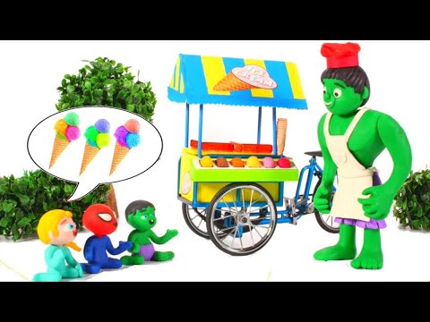 Kids Can't Wait For An Ice Cream ★ Stop Motion Cartoons thumbnail
