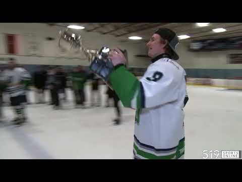 TROPHY CEREMONY - The Fergus Whalers win the Schmalz Cup championship thumbnail