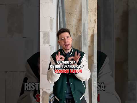 QUANDO STAI RISTRUTTURANDO CASA SANREMO EDITION #danielecondotta #comedy #sanremo2026 thumbnail