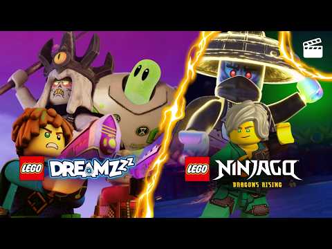 LEGO EPIC Battles! 🔥😲 | ULTIMATE LEGO DREAMZzz & LEGO Ninjago: Dragons Rising Compilation | LEGO thumbnail