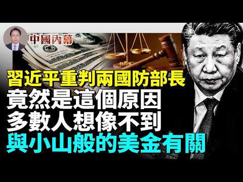 和小山般的美金有關，習近平重判魏鳳和、李尚福，竟然是這個原因！ #中國内幕 thumbnail