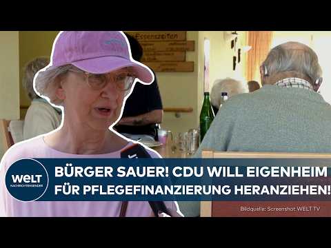 PFLEGE: Bürger sauer! CDU will jetzt auch das Eigenheim bei der Finanzierung heranziehen! thumbnail