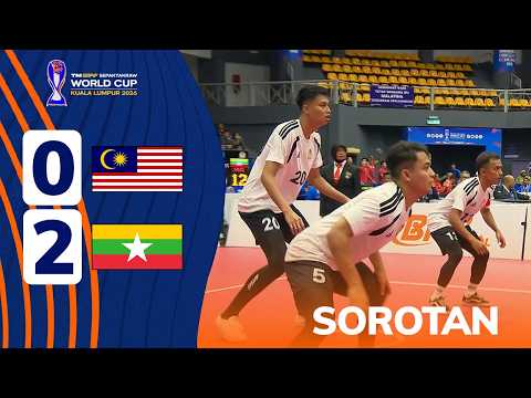 Separuh Akhir: Malaysia 0-2 Myanmar | Regu | TM ISTAF Sepaktakraw World Cup 2026 thumbnail