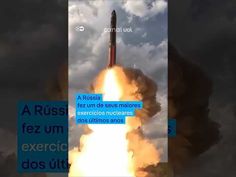 Rússia faz exercício militar com arsenal nuclear thumbnail