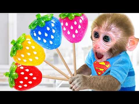 Monkey Baby Bon Bon and a puppy conduct an experiment, turn into giants, and must face a UFO thumbnail