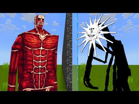 SCARY SUN MAN vs COLOSSAL TITAN Mob Battle In Minecraft! thumbnail
