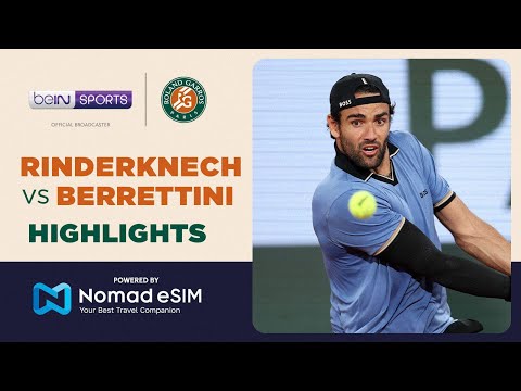 Arthur Rinderknech vs Matteo Berrettini | Roland-Garros 2026 | Match Highlights thumbnail
