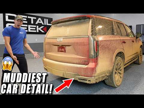 Cleaning the MUDDIEST $170,000 Cadillac Escalade! thumbnail