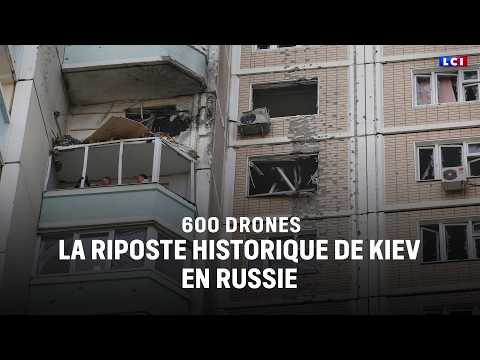 600 drones : la riposte historique de Kiev en Russie｜LCI thumbnail