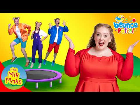 Five Little Monkeys Jumping On The Bed with Bounce Patrol |  Nursery Rhymes @bouncepatrol thumbnail
