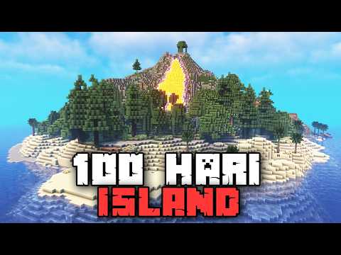 100 Hari Minecraft Pulau Surga Hardcore thumbnail