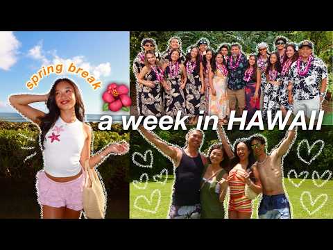 a week in HAWAII °❀ ࿔ spring break vlog! thumbnail