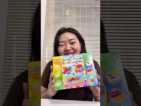 Bikin sendiri lego yang bisa dimakan #dewivanow #gummy #diy #gummybricks #gummyblocks thumbnail