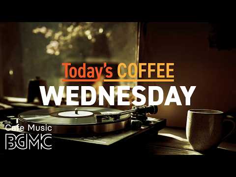 Today's COFFEE WEDNESDAY: Fireside Window Cafe Jazz ☕ Slow Piano & Warm Bossa Nova for Deep Focus thumbnail