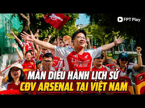 CỔ ĐỘNG VIÊN ARSENAL TẠI VIỆT NAM DIỄU HÀNH ĂN MỪNG CHỨC VÔ ĐỊCH NGOẠI HẠNG ANH 2025/26 thumbnail