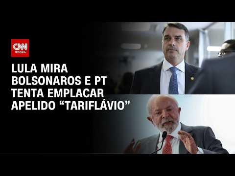 “TariFlávio”: Lula mira Bolsonaros após relatório dos EUA | CNN PRIME TIME thumbnail