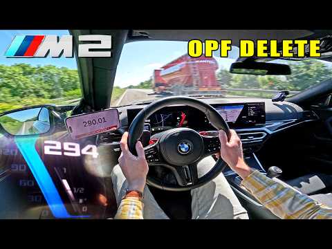 BMW M2 G87 *MANUAL* has OPF & VMAX DELETE on AUTOBAHN thumbnail