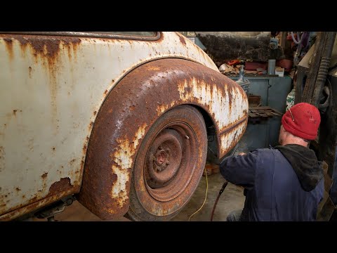 From Rusted JUNKYARD Shell to CLASSIC Show Car | 1938 Pontiac Full Build by @HalfassKustoms thumbnail