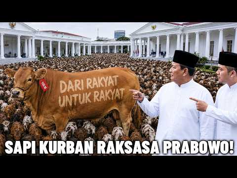 SAPI KURBAN RAKSASA PRABOWO!? Deretan Sapi Kurban Prabowo Dibagikan Keseluruh Rakyat Indonesia thumbnail