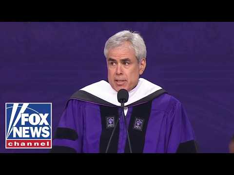 NYU students BOO bestselling author during commencement speech thumbnail