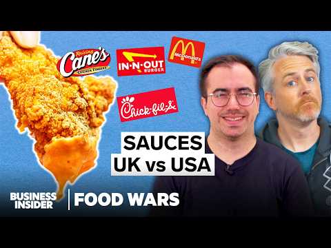 US vs UK Fast Food Sauces | Food Wars | Insider Food thumbnail