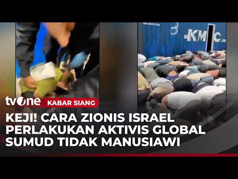 Video Amatir Perlakuan Kasar Terhadap Aktivis Global Sumud Flotilla | Kabar Siang thumbnail