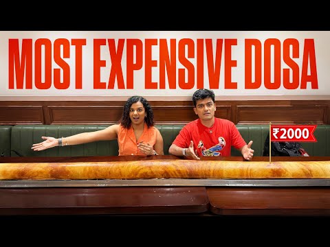 Trying DOSA That Rich Indians Eat thumbnail