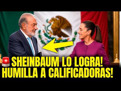 🚨 SHEINBAUM Y SLIM SE UNEN Y HUMILLAN A CALIFICADORAS DE EEUU! thumbnail