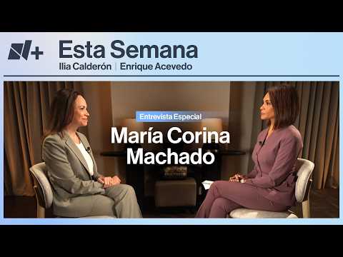 María Corina Machado "regresa pronto" a Venezuela | La entrevista completa con Ilia Calderón thumbnail