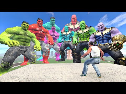 Franklin Save His Hulk Team From Thanos Team In Indian Bike Driving 3D thumbnail