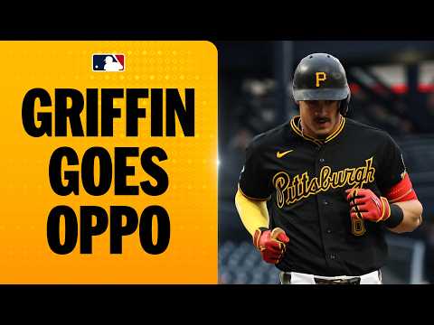 Konnor Griffin goes opposite field for his 4th home run of the season! 🏴‍☠️ | MLB Highlights thumbnail