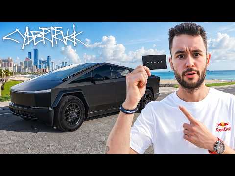 PROBÉ EL TESLA CYBERTRUCK Y ES INCREÍBLE - TheGrefg thumbnail