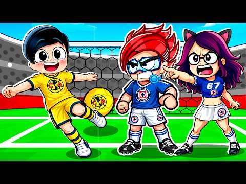 ROBLOX pero SOMOS UNA FAMILIA de FUTBOLISTAS en BROOKHAVEN | Karim Juega thumbnail