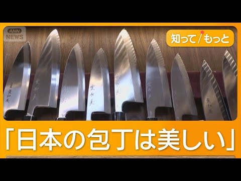 包丁目当てに訪日　世界に評判“抜群の切れ味”　受け継がれる日本刀の技術【知ってもっと】【グッド！モーニング】(2026年6月4日) thumbnail