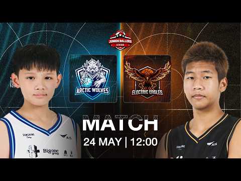 ? Live JB League 2026 รุ่น JV (อายุ 10 และ 11 ปี) : ARCTIC WOLVES VS ELECTRIC EAGLES 24/05/2026 thumbnail