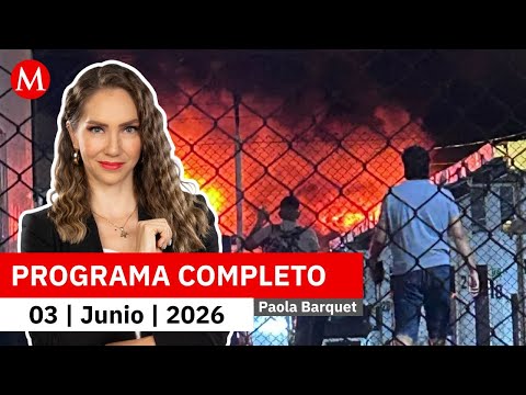 Registran fuerte incendio en cercanías del mercado de Jamaica | Paola Barquet, 3 de junio de 2026 thumbnail