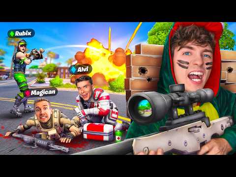 Die ROLLEN CHALLENGE mit ALVI, RUBIX und MAGICAN in FORTNITE!! ?? thumbnail