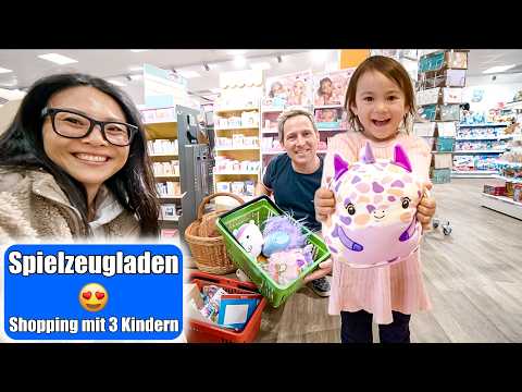 Shopping im Spielzeugladen ? Geburtstagsgeschenke aussuchen für die Wunschbox! Mama VLOG Mamiseelen thumbnail