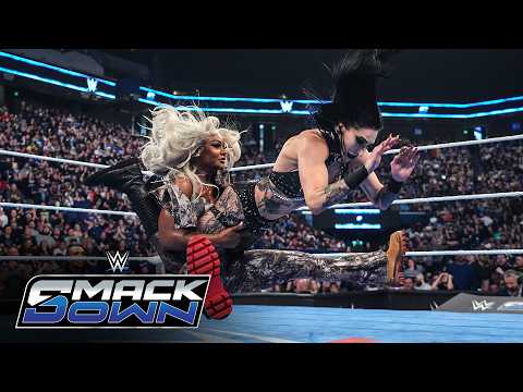 Jade Cargill stands tall over Rhea Ripley in post-match melee: SmackDown highlights, May 22, 2026 thumbnail